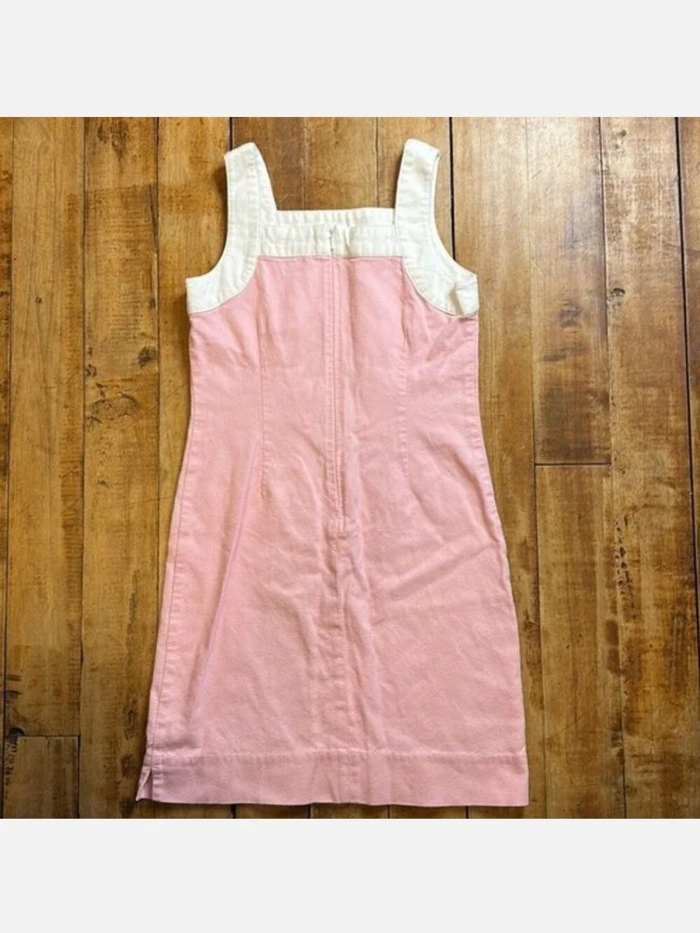 Ralph Lauren Girls size 12 Sleeve less Square Neck Pink Dress Easter Spring Summ